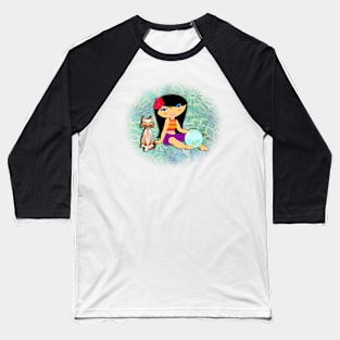 TropoGirl -  Luxury Garden Baseball T-Shirt